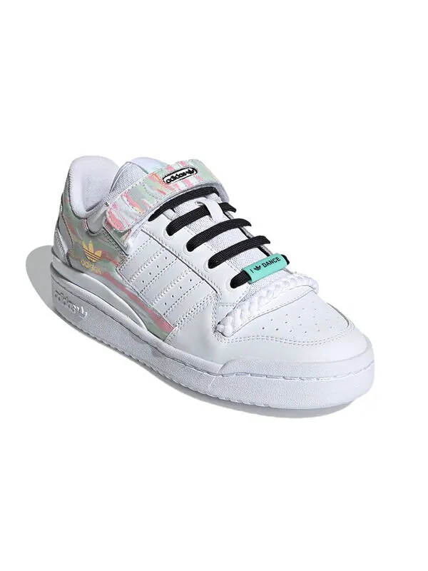 Кроссовки форум низкий Adidas — изображение 3 из 4, белый/зеленый