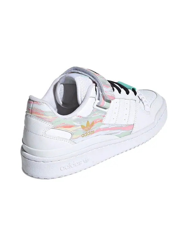 Кроссовки форум низкий Adidas — изображение 4 из 4, белый/зеленый