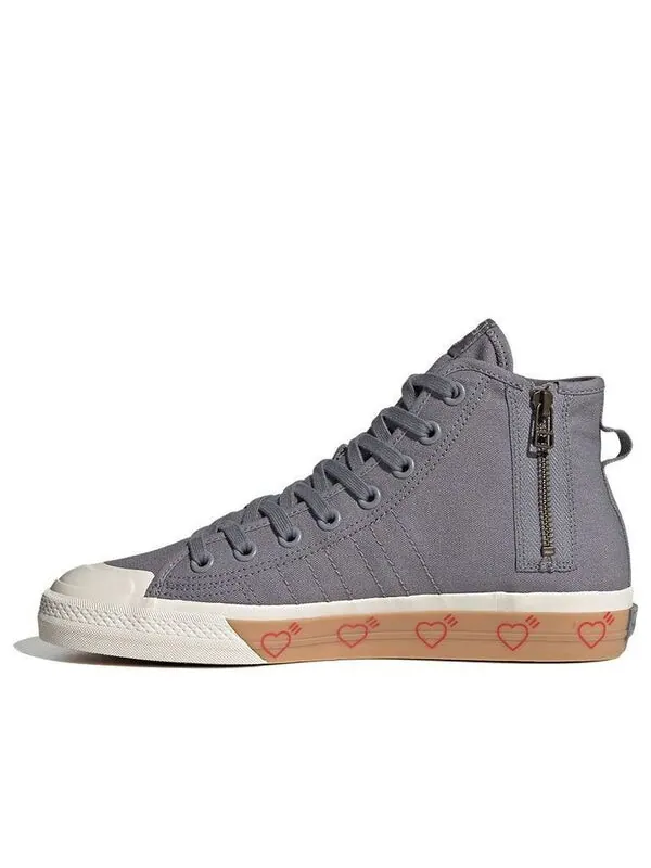 Кроссовки human made x nizza высокие Adidas — изображение 1 из 4, серый