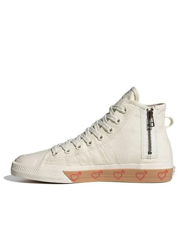 Кроссовки human made x nizza высокие Adidas — изображение 1 из 4, бежевый