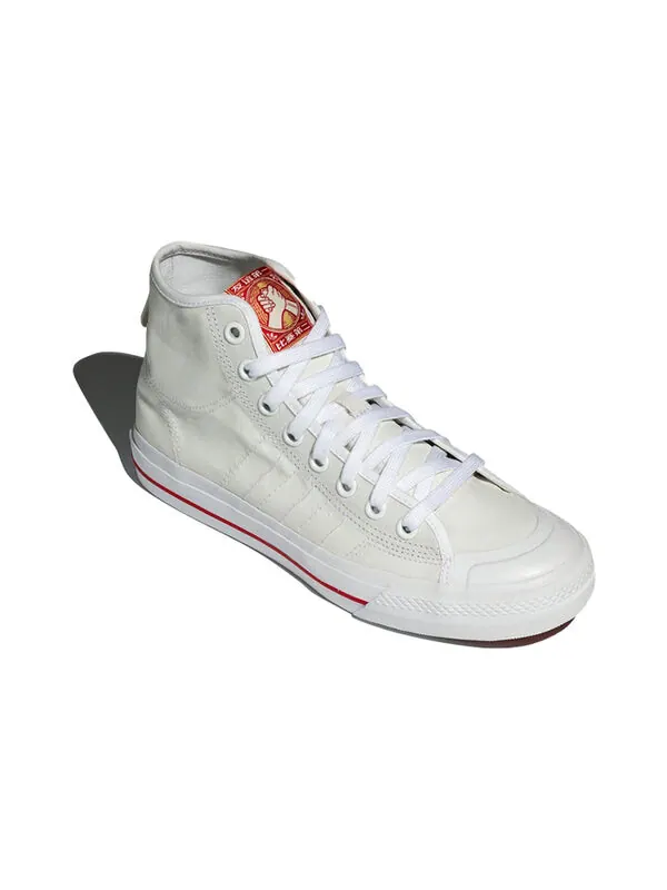 Кроссовки оригиналы nizza hi rf Adidas — изображение 2 из 4, белый/красный