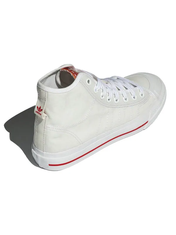 Кроссовки оригиналы nizza hi rf Adidas — изображение 3 из 4, белый/красный