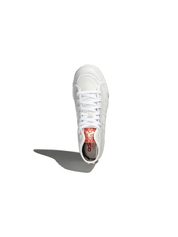 Кроссовки оригиналы nizza hi rf Adidas — изображение 4 из 4, белый/красный