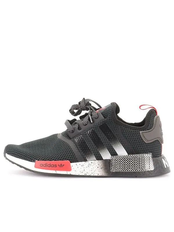 Кроссовки nmd_r1 Adidas — изображение 1 из 4, черный/белый/красный