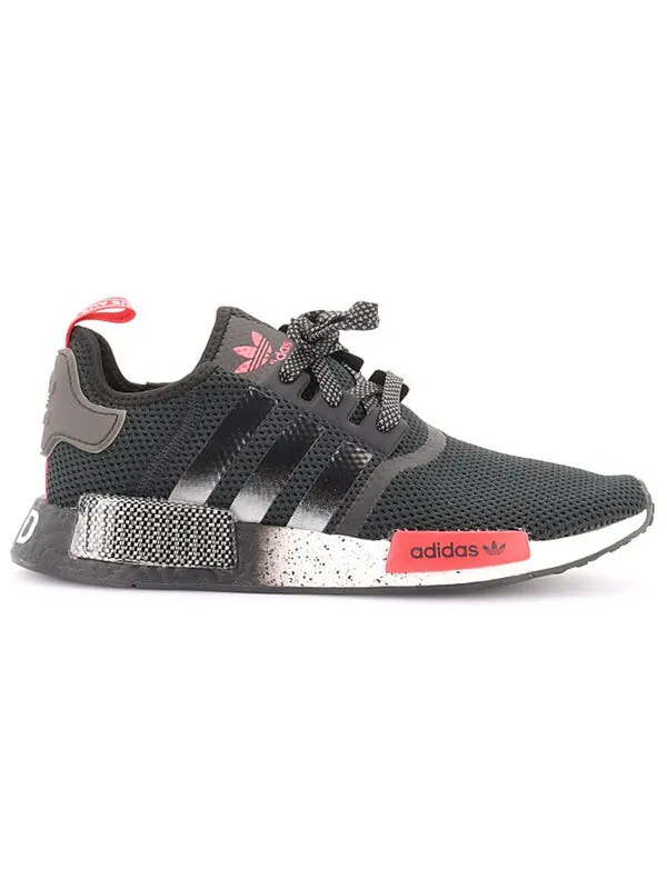 Кроссовки nmd_r1 Adidas — изображение 2 из 4, черный/белый/красный