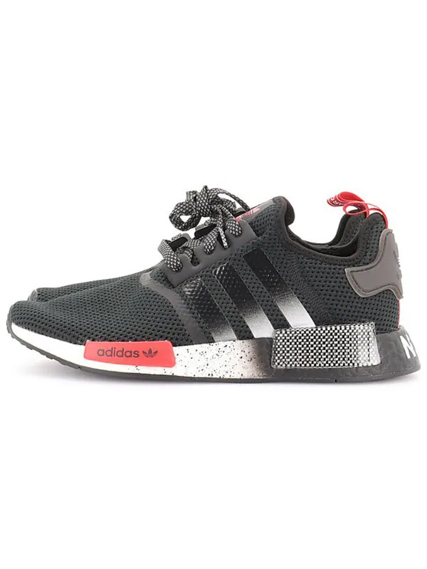 Кроссовки nmd_r1 Adidas — изображение 3 из 4, черный/белый/красный