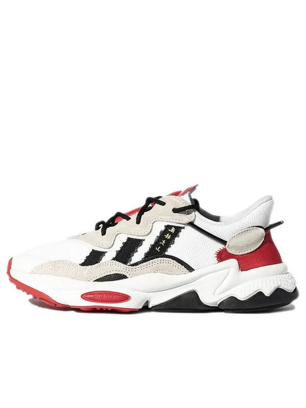 Кроссовки приманка x уличный боец x ozweego Adidas — изображение 1 из 4, белый/красный