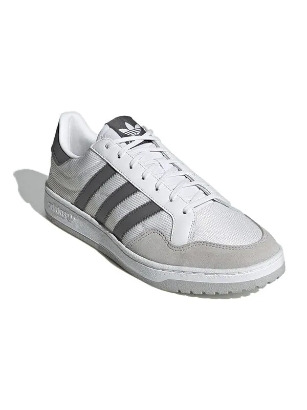 Кроссовки оригинальные team court shoes Adidas — изображение 3 из 4, белый/серый