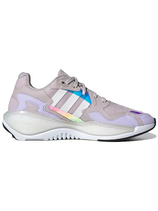 Кроссовки оригиналы zx alkyne w Adidas — изображение 2 из 4, фиолетовый/белый