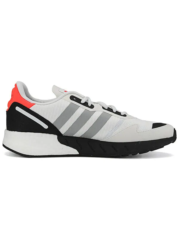 Кроссовки оригинал zx 1k boost Adidas — изображение 2 из 4, белый, серый, черный