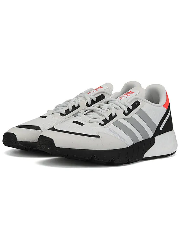 Кроссовки оригинал zx 1k boost Adidas — изображение 3 из 4, белый, серый, черный