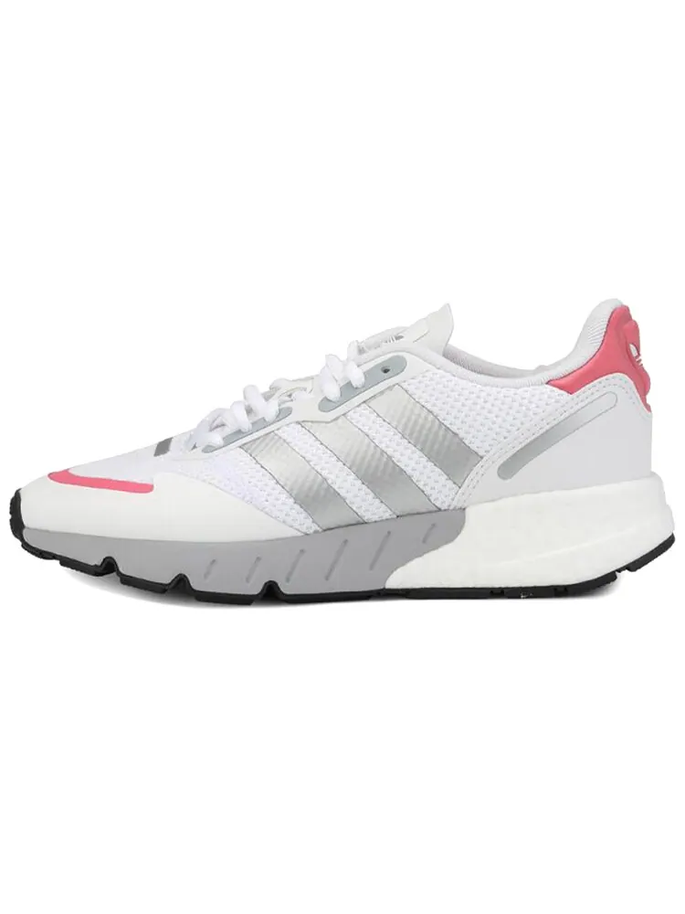 Кроссовки Adidas Originals Zx 1K White Silver Metallic Women's — изображение 1 из 5, белый