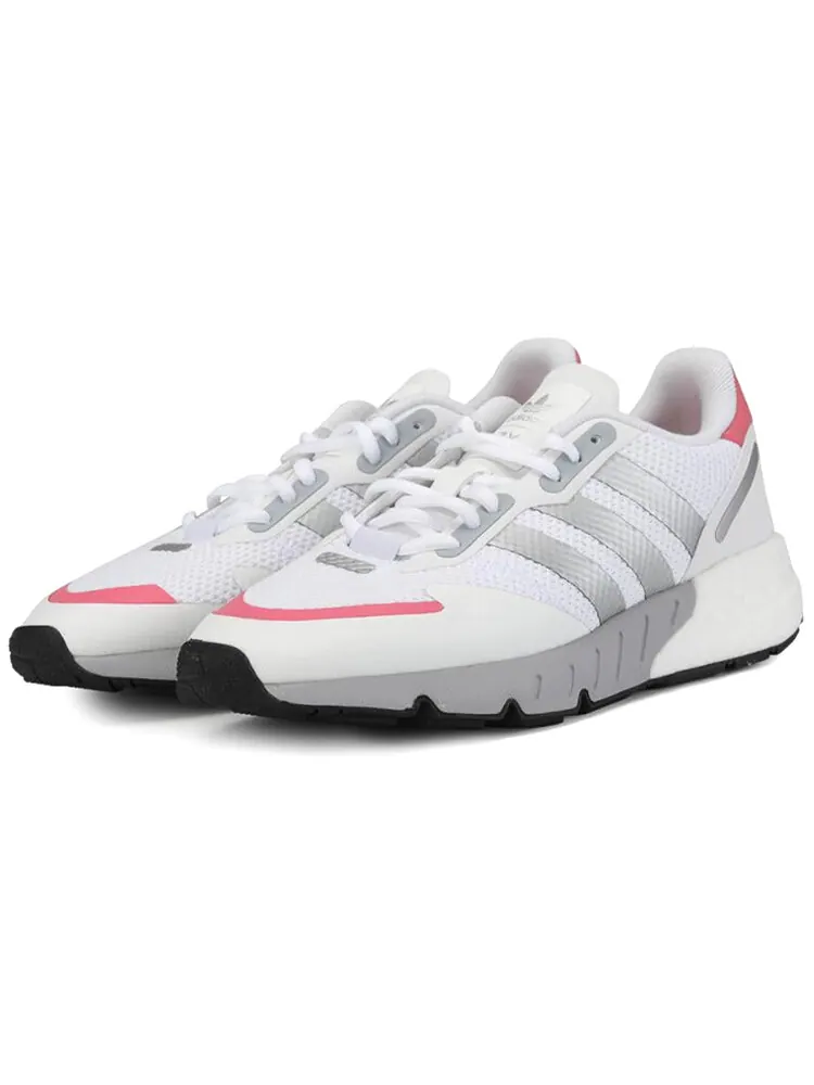 Кроссовки Adidas Originals Zx 1K White Silver Metallic Women's — изображение 3 из 5, белый