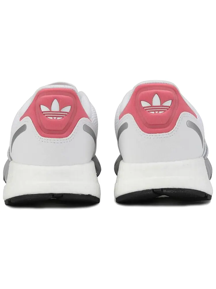 Кроссовки Adidas Originals Zx 1K White Silver Metallic Women's — изображение 4 из 5, белый