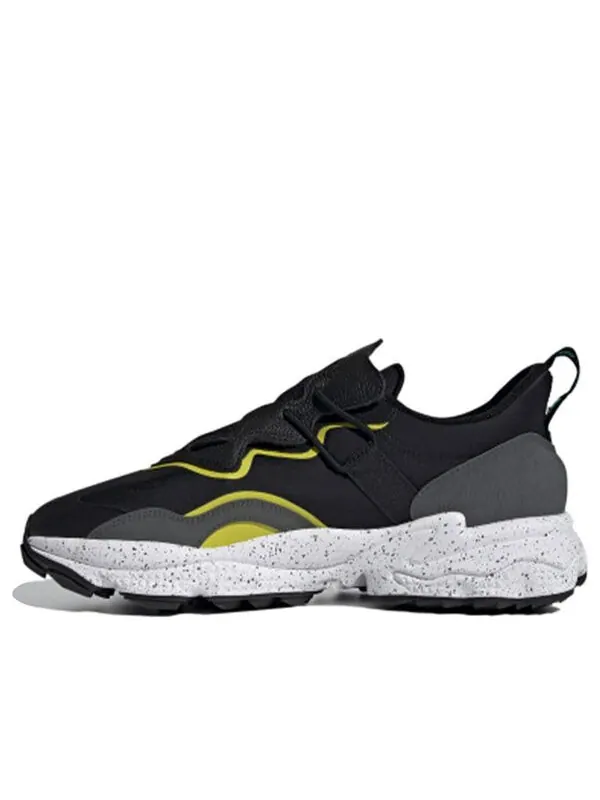 Кроссовки оригиналы ozweego флипшилд Adidas — изображение 1 из 4, черный/белый/желтый