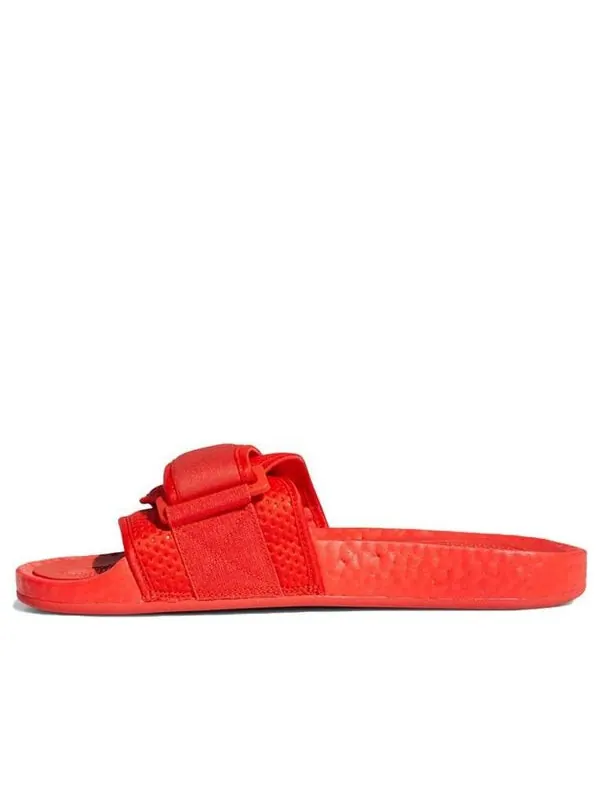 Тапочки x pharrell boost slides Adidas — изображение 1 из 4, оранжевый