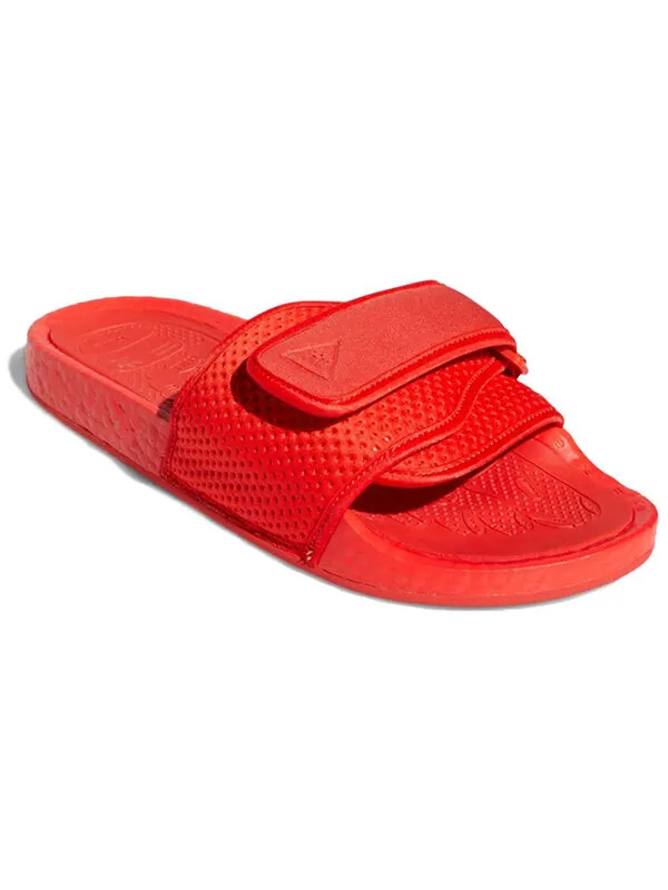 Тапочки x pharrell boost slides Adidas — изображение 3 из 4, оранжевый