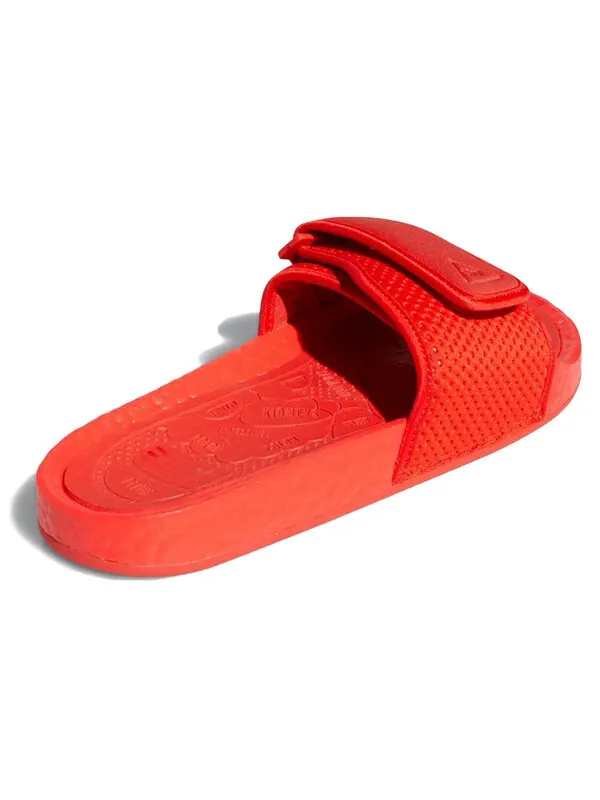 Тапочки x pharrell boost slides Adidas — изображение 4 из 4, оранжевый
