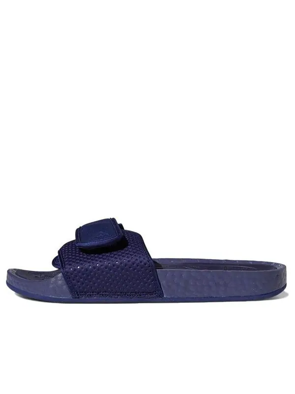 Тапочки x pharrell boost slides Adidas — изображение 1 из 4, синий