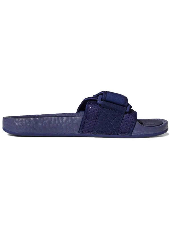 Тапочки x pharrell boost slides Adidas — изображение 2 из 4, синий