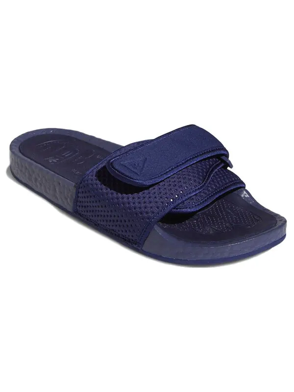 Тапочки x pharrell boost slides Adidas — изображение 3 из 4, синий