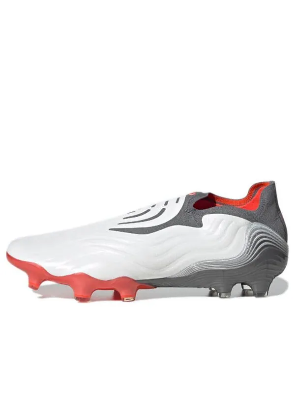 Кроссовки copa sense+ fg 'white solar red' Adidas — изображение 1 из 4, белый/серый