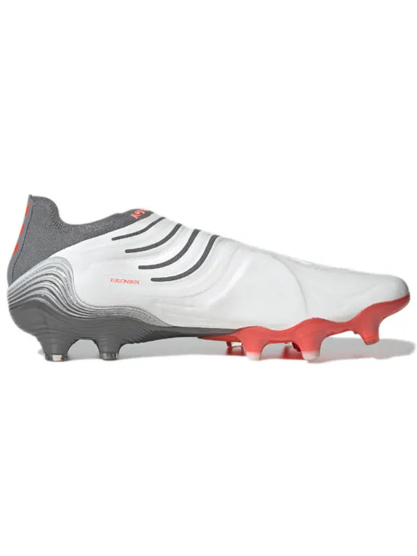 Кроссовки copa sense+ fg 'white solar red' Adidas — изображение 2 из 4, белый/серый