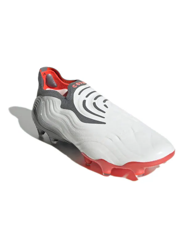 Кроссовки copa sense+ fg 'white solar red' Adidas — изображение 3 из 4, белый/серый