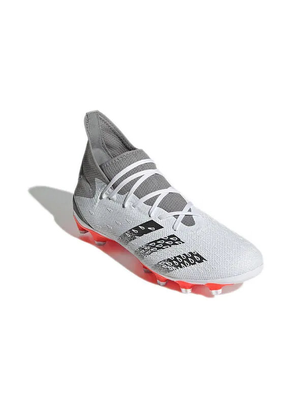 Кроссовки Predator Freak.3 hg Adidas — изображение 3 из 4, белый/серый/красный