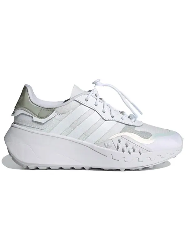 Кроссовки choigo Adidas — изображение 2 из 4, белый/серый/зеленый