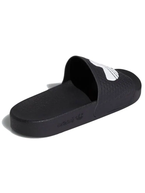 Тапочки shmoofoil slides 'black white' Adidas — изображение 4 из 4, черный/белый/белый
