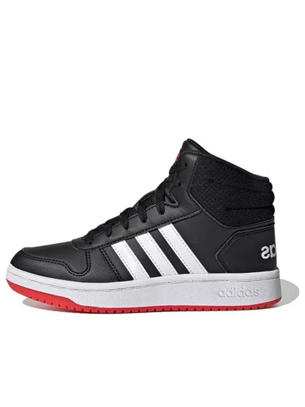 Кроссовки hoops 2.0 mid j Adidas — изображение 1 из 4, черный