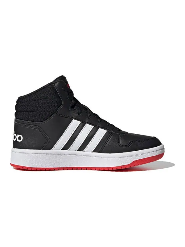 Кроссовки hoops 2.0 mid j Adidas — изображение 2 из 4, черный