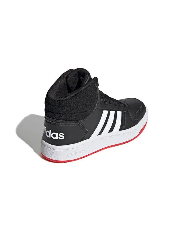 Кроссовки hoops 2.0 mid j Adidas — изображение 4 из 4, черный
