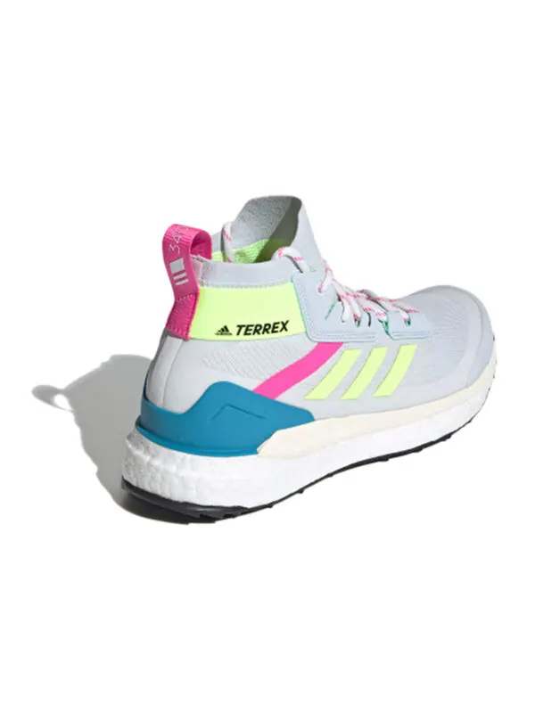 Кроссовки terrex free hiker primeblue Adidas — изображение 4 из 4, синий/желтый/розовый