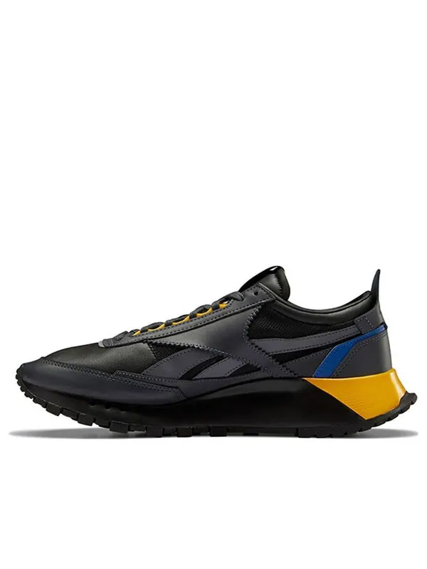 Кроссовки classic leather legacy 'black collegiate gold' Reebok — изображение 1 из 4, черный