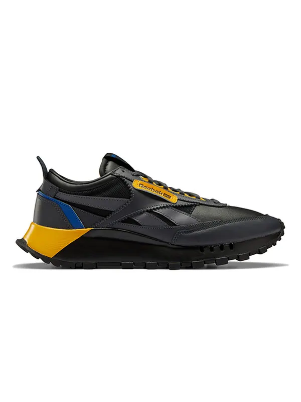 Кроссовки classic leather legacy 'black collegiate gold' Reebok — изображение 2 из 4, черный
