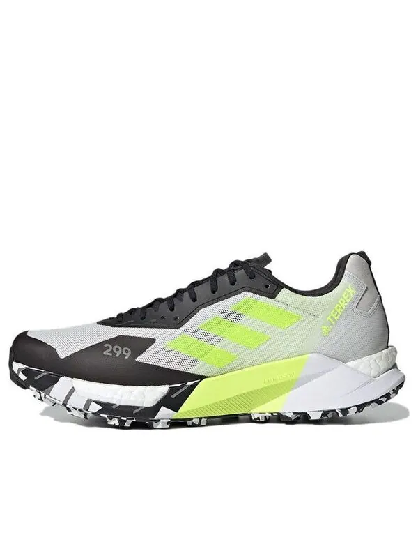 Кроссовки terrex agravic ultra trail Adidas — изображение 1 из 4, белый/черный/желтый