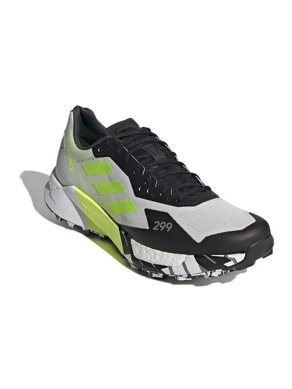 Кроссовки terrex agravic ultra trail Adidas — изображение 3 из 4, белый/черный/желтый