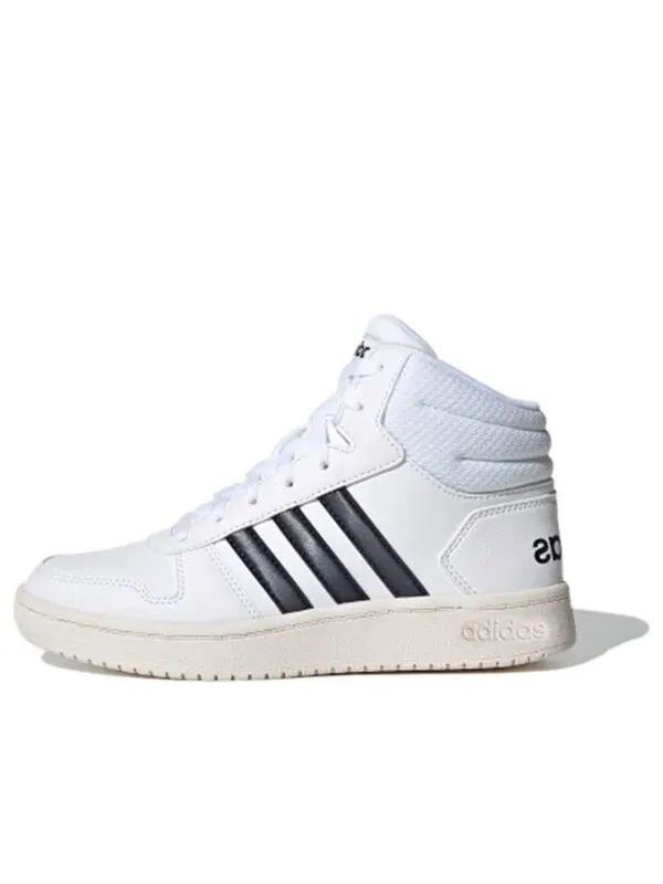 Кроссовки hoops 2.0 mid j Adidas — изображение 1 из 4, белый