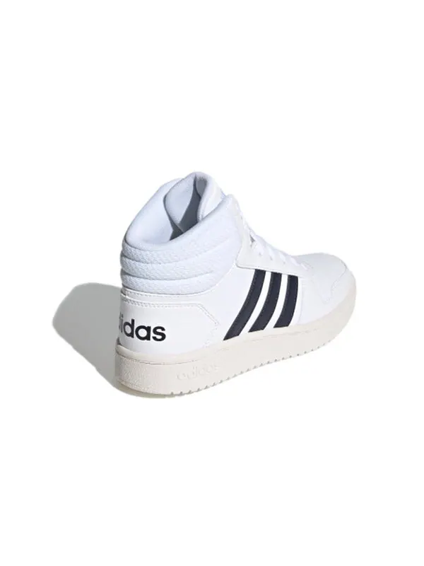 Кроссовки hoops 2.0 mid j Adidas — изображение 4 из 4, белый
