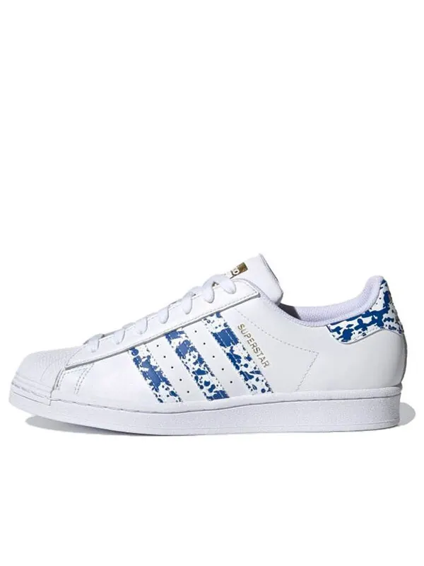 Кроссовки суперзвезда Adidas — изображение 1 из 4, белый/синий