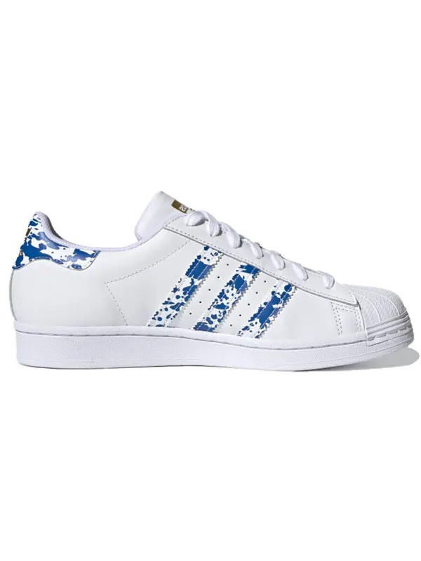 Кроссовки суперзвезда Adidas — изображение 2 из 4, белый/синий
