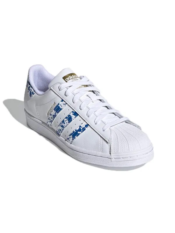Кроссовки суперзвезда Adidas — изображение 3 из 4, белый/синий