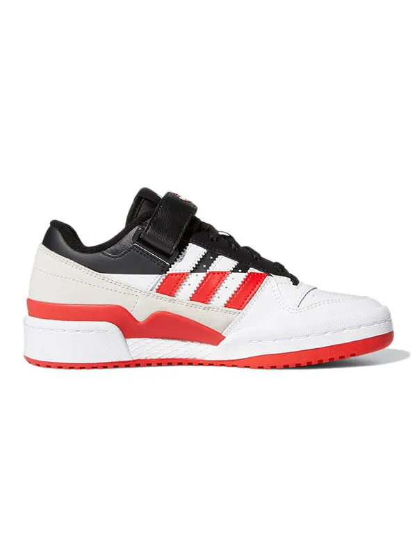 Кроссовки форум низкий Adidas — изображение 2 из 4, белый/черный/красный