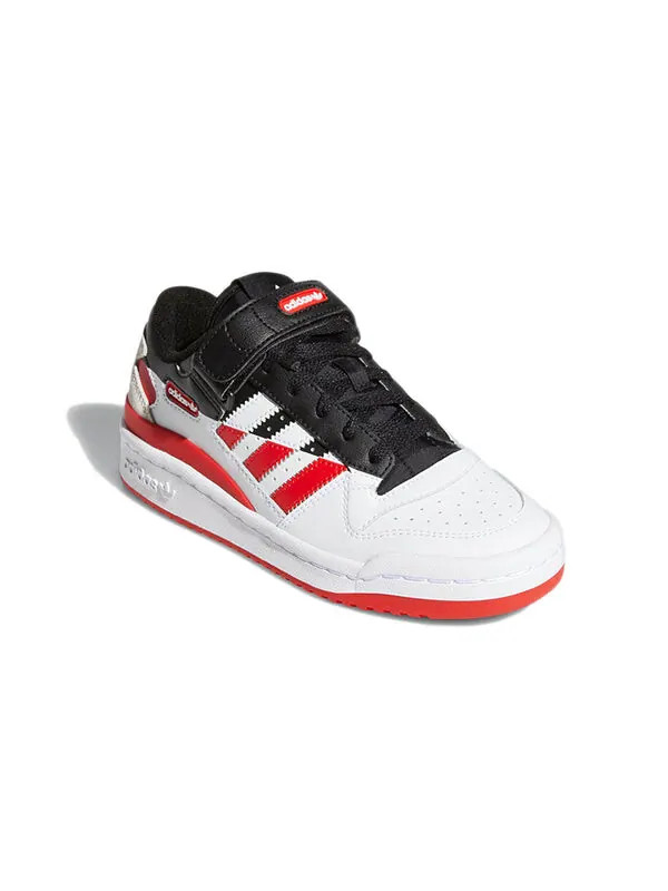 Кроссовки форум низкий Adidas — изображение 3 из 4, белый/черный/красный