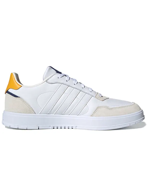 Кроссовки neo courtmaster Adidas — изображение 2 из 4, белый/желтый