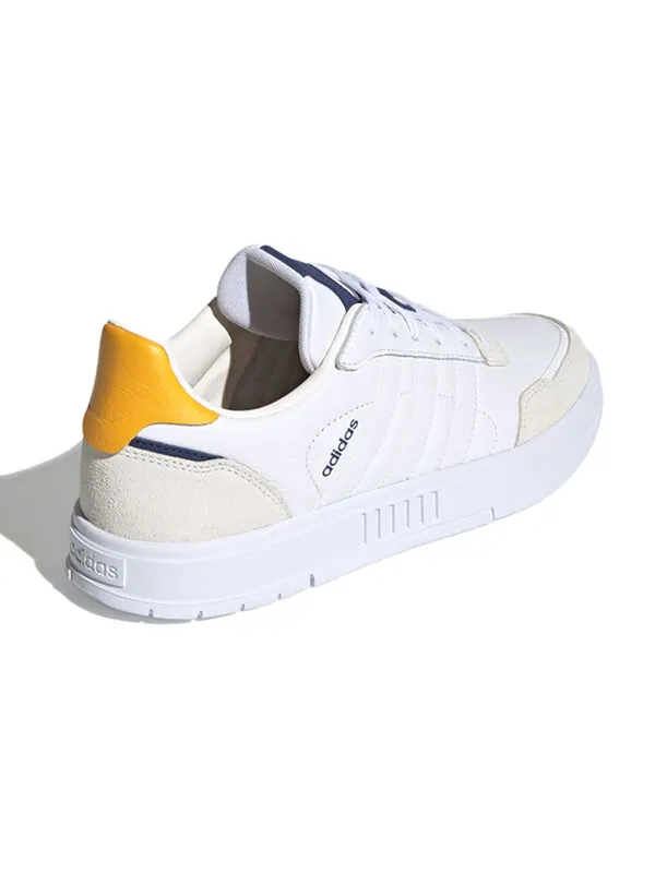 Кроссовки neo courtmaster Adidas — изображение 4 из 4, белый/желтый