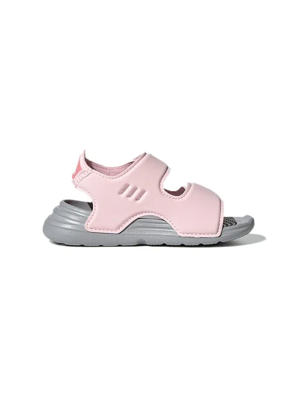 Сандалии (PS) Disney x Adidas Comfort Sandals Blue 'Pink Gray' — изображение 2 из 4, розовый/серый