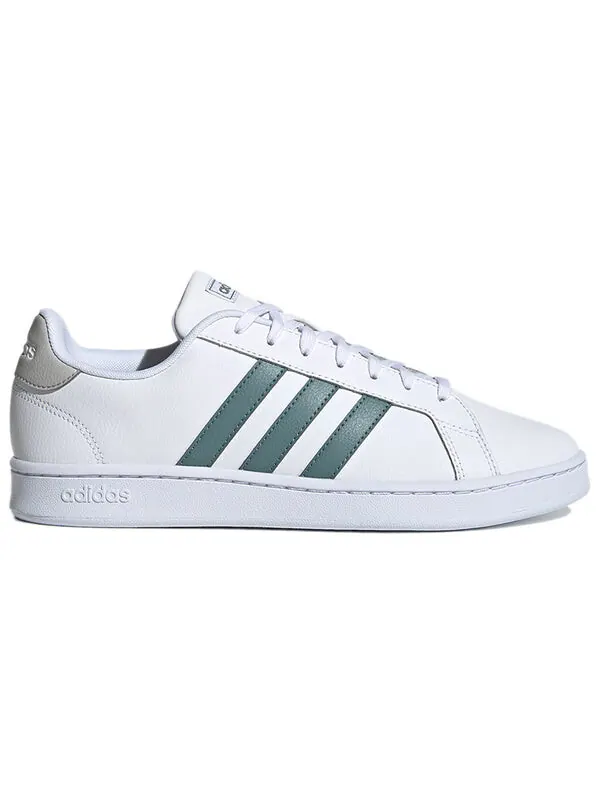 Кроссовки гранд корт Adidas — изображение 2 из 4, белый/зеленый